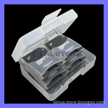 OEM Micro SD TF Memory Card Adapter Plastic Case Box (TF-118)